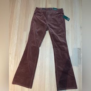 Brown corduroy pants